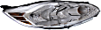 2011 Ford Fiesta SE 4 Cyl 1.6L - Driver and Passenger Side Halogen Headlight, With bulb(s), For Models Without Appearance Package, OE Replacement
