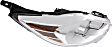 2011-2013 Ford Fiesta - Driver and Passenger Side Headlights, with Bulbs, Halogen, For Models without Appearance Package, CAPA Certified
