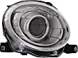 2012-2019 Fiat 500 - Driver and Passenger Side Headlights, with Bulbs, Halogen, without black trim