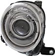 2012-2019 Fiat 500 - Driver and Passenger Side Headlights, with Bulbs, Halogen, without black trim