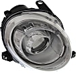 2012-2019 Fiat 500 - Driver and Passenger Side Headlights, with Bulbs, Halogen, without black trim