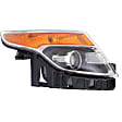 2015 Ford Explorer - Driver and Passenger Side Halogen Headlight, With bulb(s), OE Replacement