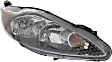 2012 Ford Fiesta SE 4 Cyl 1.6L - Driver and Passenger Side Halogen Headlight, With bulb(s),  For Models With Appearance Package, OE Replacement, Hatchback