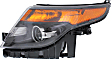 Driver and Passenger Side Halogen Headlight, With bulb(s), OE Comparable Finish