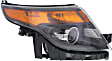 Driver and Passenger Side Halogen Headlight, With bulb(s), OE Comparable Finish