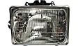 Driver and Passenger Side Halogen Headlight, With bulb(s), OE Replacement