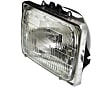 Driver and Passenger Side Halogen Headlight, With bulb(s), OE Replacement