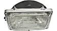 Driver and Passenger Side Halogen Headlight, With bulb(s), OE Replacement
