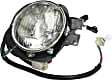 Driver and Passenger Side, Outer Halogen Headlight, With bulb(s), OE Replacement