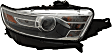 Driver and Passenger Side Headlights, with Bulbs, Halogen, Sedan, Production Date Up To February 6 2014