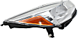 2013-2016 Ford Escape - Driver and Passenger Side Halogen Headlight, With bulb(s), OE Replacement