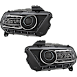 2014 Ford Mustang - Driver and Passenger Side HID/Xenon Headlight, Without bulb(s), OE Replacement, CAPA Certified