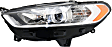 Driver and Passenger Side Halogen Headlight, With bulb(s), OE Replacement, CAPA Certified
