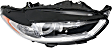 Driver and Passenger Side Halogen Headlight, With bulb(s), OE Replacement, CAPA Certified