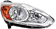Driver and Passenger Side Halogen Headlight, With bulb(s), OE Replacement, CAPA Certified