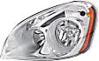 Driver and Passenger Side Headlights, with Bulbs, Halogen, Reflector type (amber turn signal)