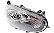 2014 Ford Fiesta - Driver and Passenger Side Halogen Headlight, With bulb(s), OE Replacement
