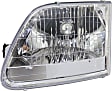 Driver and Passenger Side Headlights, with Bulbs, Halogen, 2001-2004 Style