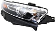 Driver and Passenger Side Headlights, with Bulbs, Halogen, Sedan, Production Date From February 6 2014