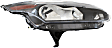 Driver and Passenger Side Headlights, with Bulbs, Halogen, Production Date From March 13 2014, CAPA Certified