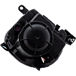 2012-2019 Fiat 500 - Driver and Passenger Side Headlights, with Bulbs, Halogen, with Black Trim, CAPA Certified