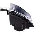 2012-2019 Fiat 500 - Driver and Passenger Side Headlights, with Bulbs, Halogen, with Black Trim, CAPA Certified