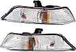 Driver and Passenger Side Parking Light, With bulb(s)