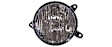 2010-2012 Ford Mustang - Front, Driver and Passenger Side Fog Lights, With Bulb(s), Halogen