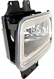 Front, Driver and Passenger Side Fog Lights, with Bulbs, Halogen, with Mounting Bracket