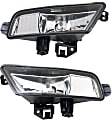 Front, Driver and Passenger Side Fog Lights, With Bulb(s), Halogen