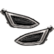 Front, Driver and Passenger Side Fog Lights, With Bulb(s), LED