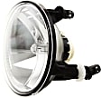 Front, Driver and Passenger Side Halogen Fog Light, Without bulb(s)