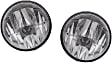 Front, Driver and Passenger Side Halogen Fog Light, With bulb(s)