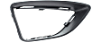 Front, Driver and Passenger Side Fog Light Trims, Textured Black