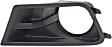 Front, Driver and Passenger Side Fog Light Trims, Textured Black