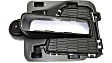 Front, Driver and Passenger Side Fog Light Trims, Textured Black
