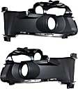 Front, Driver and Passenger Side Fog Light Trims, Primed, Except Shelby Model