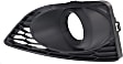 Front, Driver and Passenger Side Fog Light Trims, Textured Black
