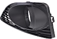 Front, Driver and Passenger Side Fog Light Trims, Textured Black
