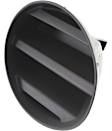 Fog Light Cover - Front, Driver and Passenger Side, Textured Black