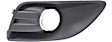 2013-2018 Ford C-Max - Front, Driver and Passenger Side Fog Light Trims, Textured Black