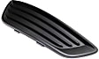 Fog Light Cover - Front, Driver and Passenger Side, Textured Black