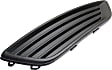 Fog Light Cover - Front, Driver and Passenger Side, Textured Black