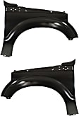Front, Driver and Passenger Side Fenders, CAPA CERTIFIED