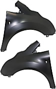 Front, Driver and Passenger Side Fenders, With turn signal light hole