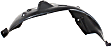 Front, Driver and Passenger Side, Fender Liner