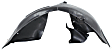 2013-2019 Ford Police Interceptor Sedan - Front, Driver and Passenger Side, Fender Liner