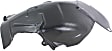 2010-2014 Ford Mustang - Front, Driver and Passenger Side, Front Section, Fender Liner