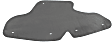 Front, Driver and Passenger Side Mud Flaps, Black, Plastic
