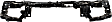 Radiator Support Upper Tie Bar and Lower Crossmember